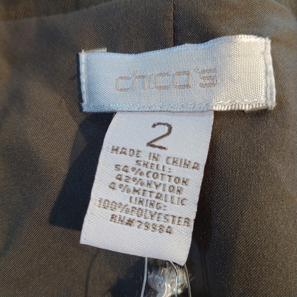 Chico's Mixed Up Maggie Lynn Solid Mountain Miss Jacket M - Picture 6 of 12